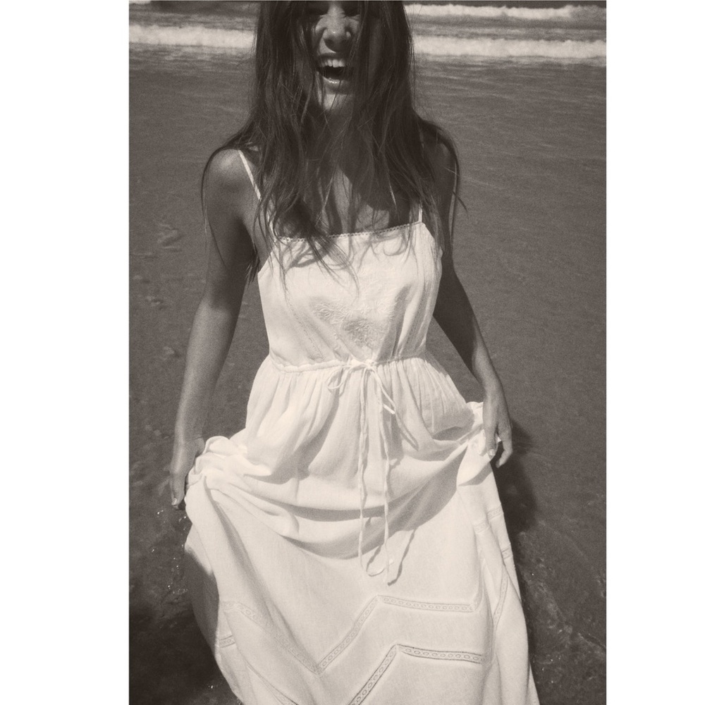 Zara White Midi Dress - Picture 7 of 8